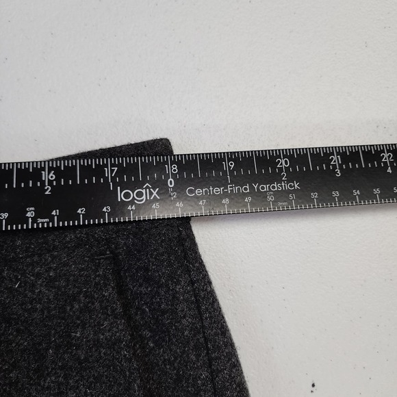 Eddie Bauer Gray Wool Mercer Fit Trouser Pleated Pants Size 14 - Picture 6 of 11